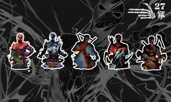 Marvel 27abyss Studio Symbiote Ultimate SpiderMan Bust Resin Statue 2 1