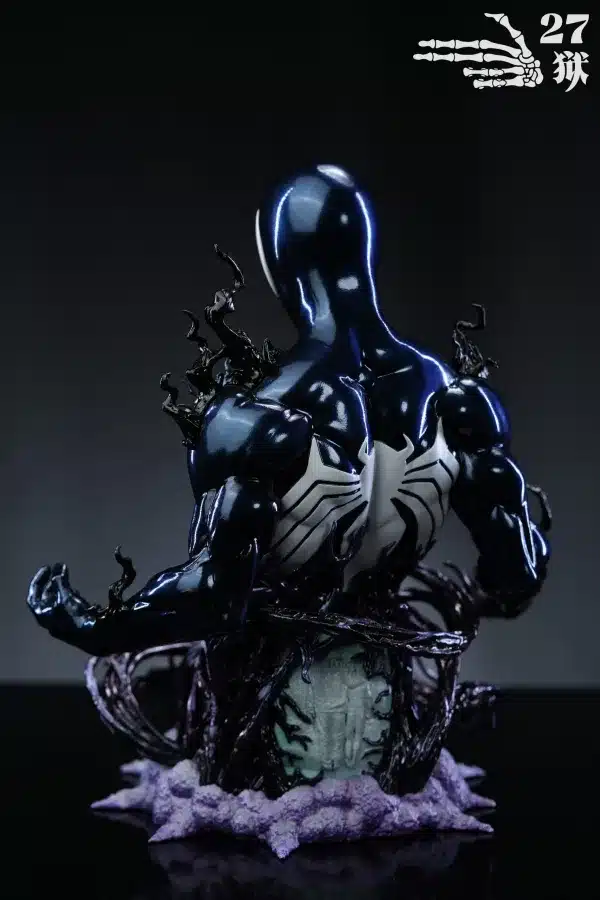Marvel 27abyss Studio Symbiote Ultimate SpiderMan Bust Resin Statue 2 2