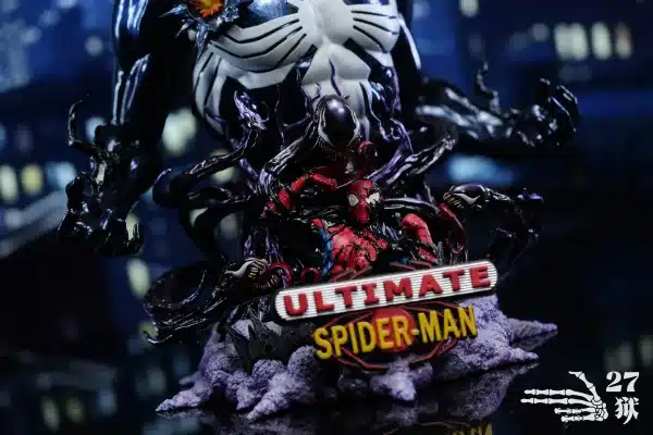Marvel 27abyss Studio Symbiote Ultimate SpiderMan Bust Resin Statue 4 1