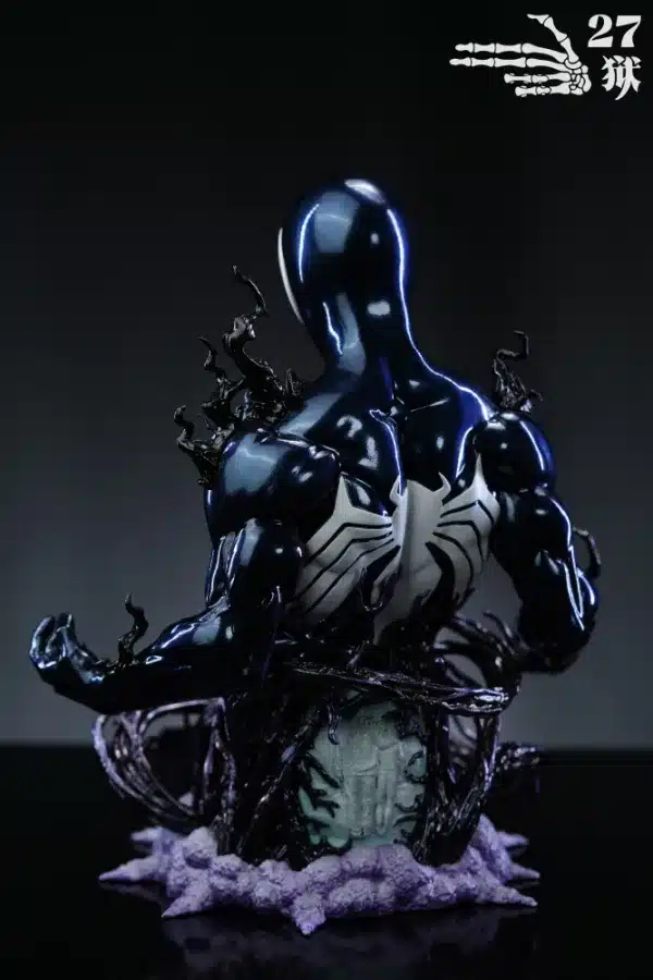 Marvel 27abyss Studio Symbiote Ultimate SpiderMan Bust Resin Statue 4