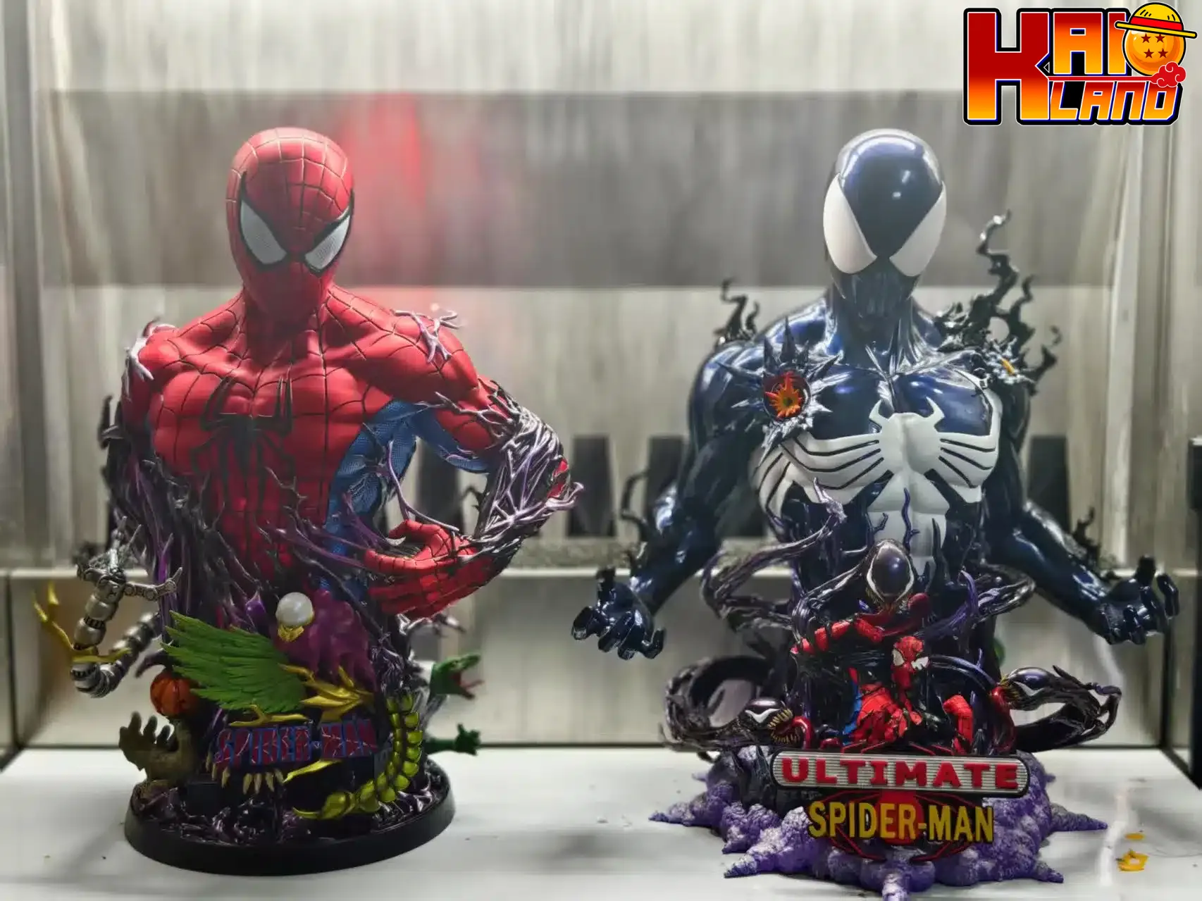 Marvel 27abyss Studio Symbiote Ultimate SpiderMan Bust Resin Statue