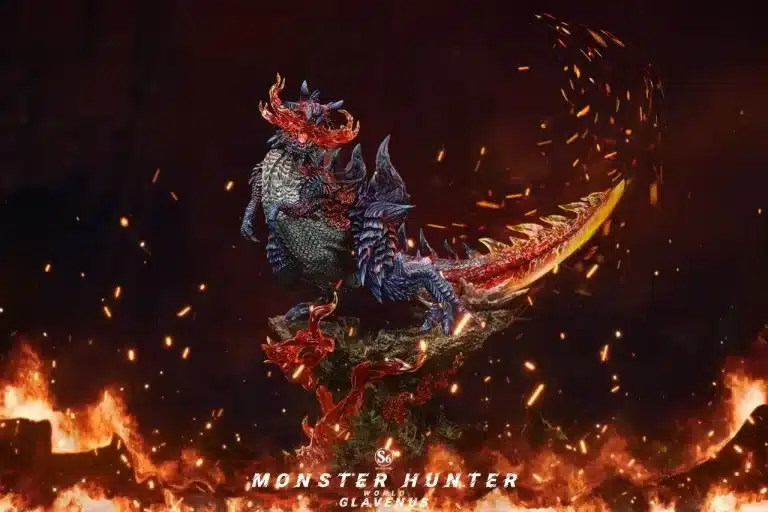 Monster Hunter S6 Studio Glavenus Resin Statue