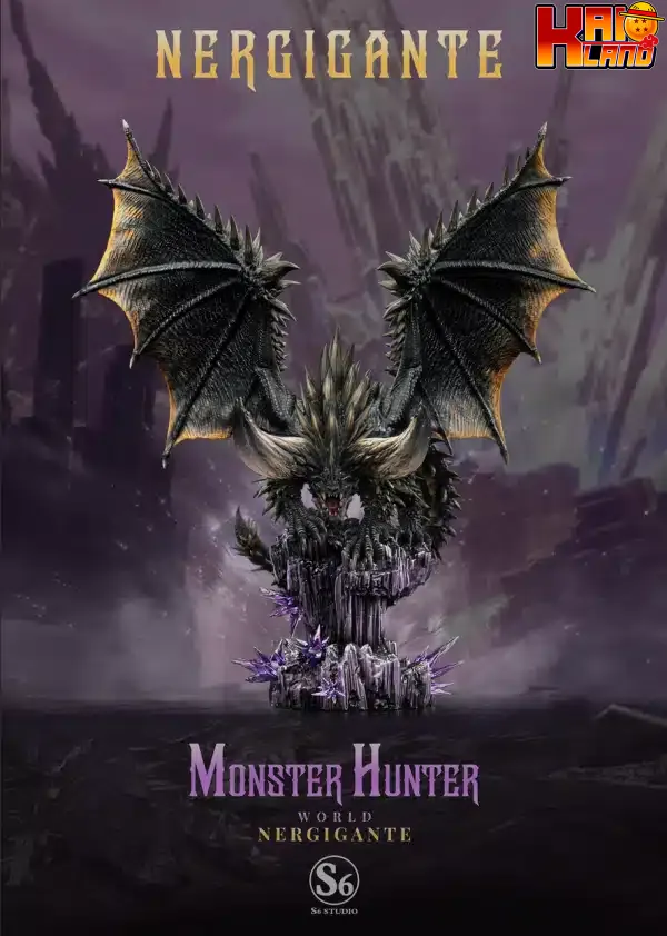 Monster Hunter S6 Studio Nergigante Resin Statue 1