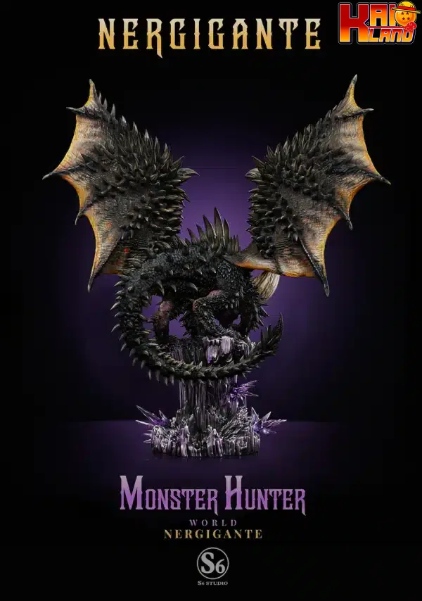 Monster Hunter S6 Studio Nergigante Resin Statue 3