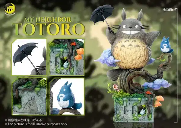 My Neighbor Totoro Moon Shadow Studio Totoro Resin Statue 2