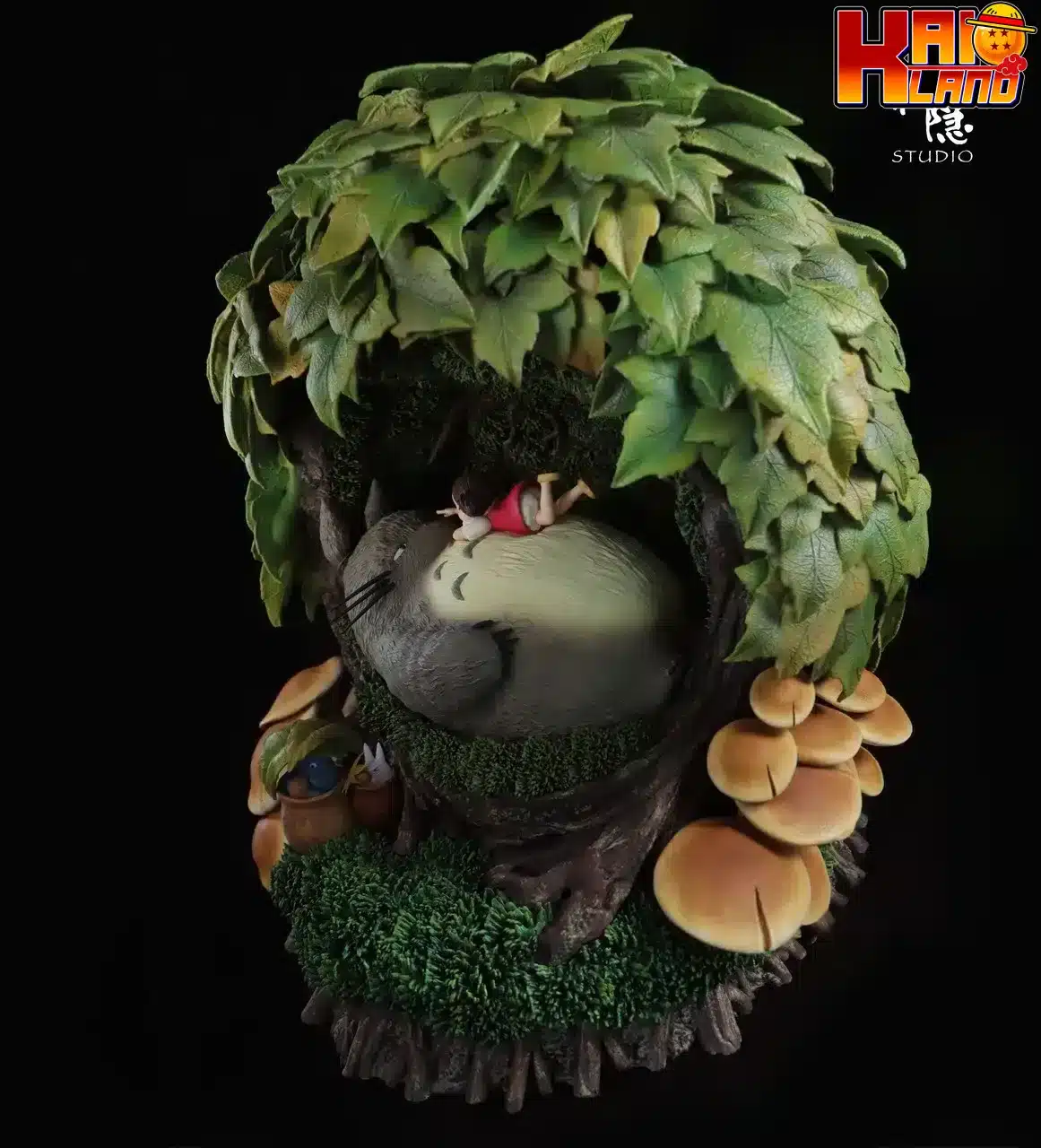 My Neighbor Totoro ShenYin Studio Totoro Rest In The Tree Hole Resin Statue