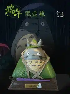 My Neighbor Totoro ZJB Studio Dragon Boat Festival Totoro Resin Statue