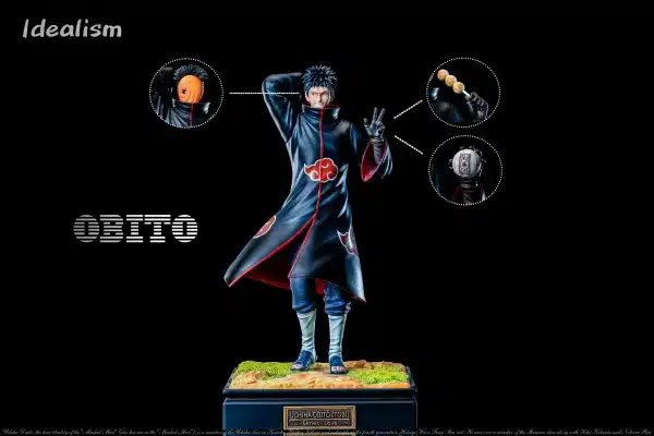 Naruto Idealism Studio Akatsuki Uchiha Obito Resin Statue 1