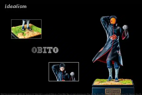Naruto Idealism Studio Akatsuki Uchiha Obito Resin Statue 3