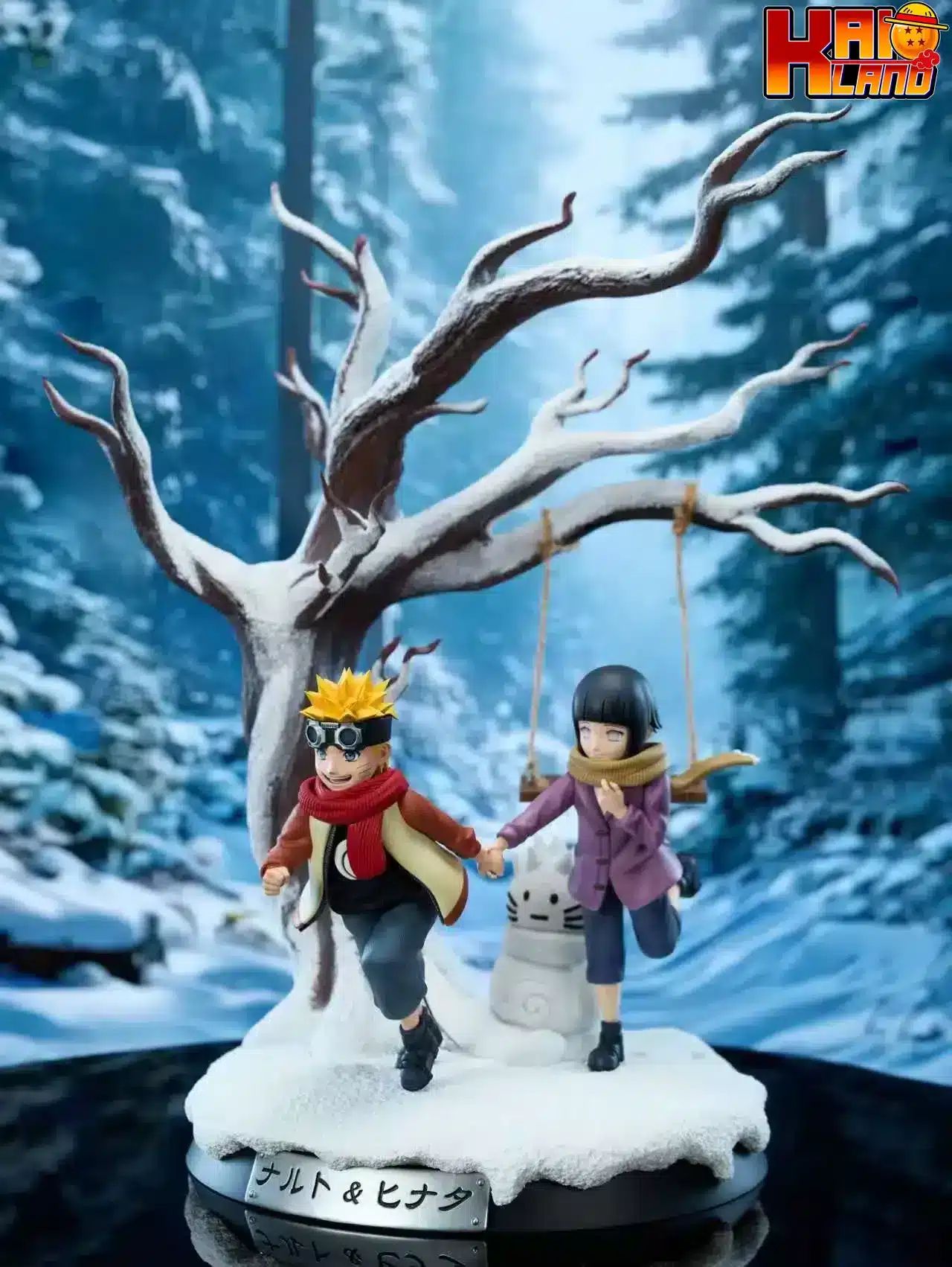Naruto Meng Tong Studio Childhood Naruto x Hinata Resin Statue