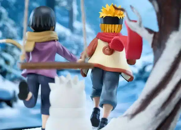 Naruto Meng Tong Studio Childhood Naruto x Hinata Resin Statue 3