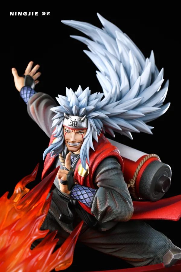 Naruto Ningjie Studio The Will of Fire Jiraiya Resin Statue 2