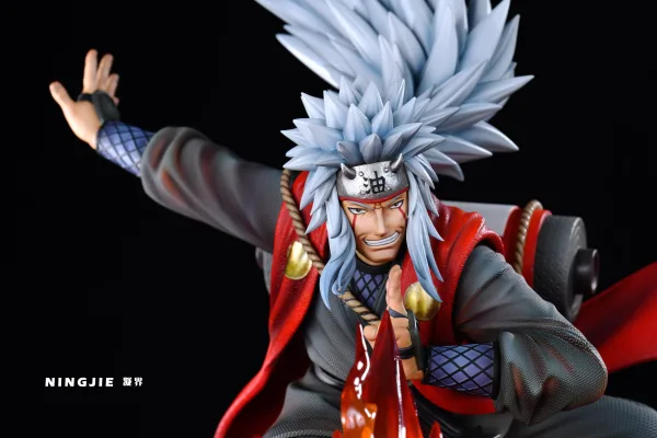 Naruto Ningjie Studio The Will of Fire Jiraiya Resin Statue 3
