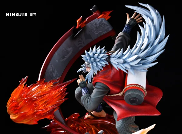 Naruto Ningjie Studio The Will of Fire Jiraiya Resin Statue 4