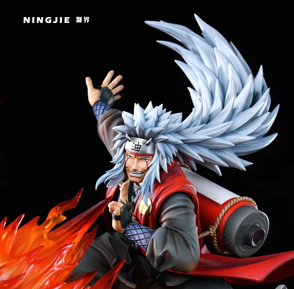 Naruto Ningjie Studio The Will of Fire Jiraiya Resin Statue 5