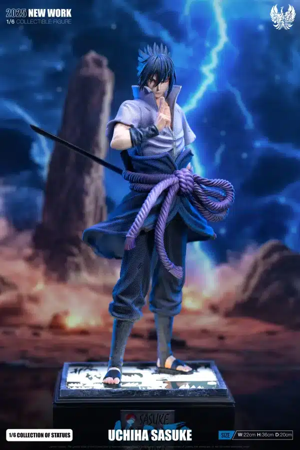 Naruto Nirvana Studio Uchiha Sasuke V2 Resin Statue 3