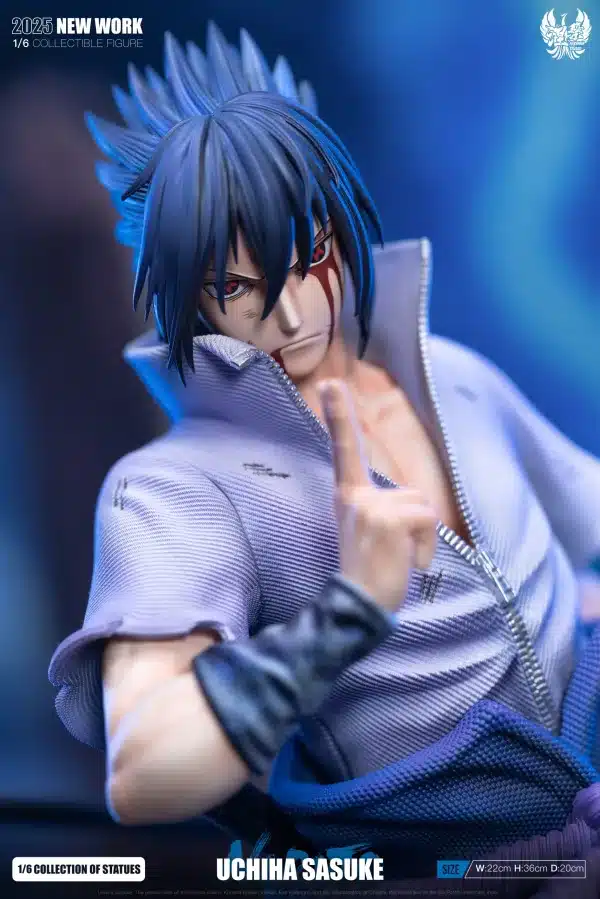 Naruto Nirvana Studio Uchiha Sasuke V2 Resin Statue 4