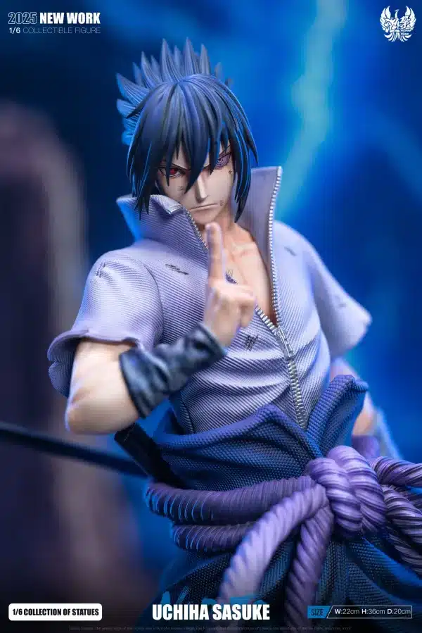 Naruto Nirvana Studio Uchiha Sasuke V2 Resin Statue 5