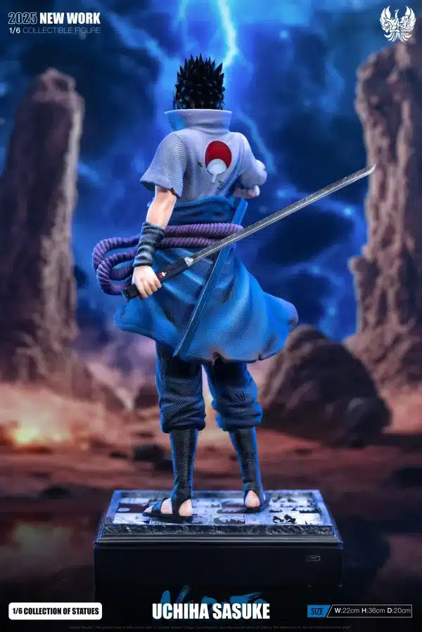 Naruto Nirvana Studio Uchiha Sasuke V2 Resin Statue 6