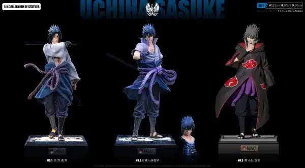 Naruto Nirvana Studio Uchiha Sasuke V2 Resin Statue 7