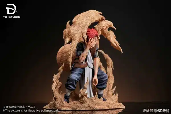 Naruto TD Studio Childhood Gaara Resin Statue 1