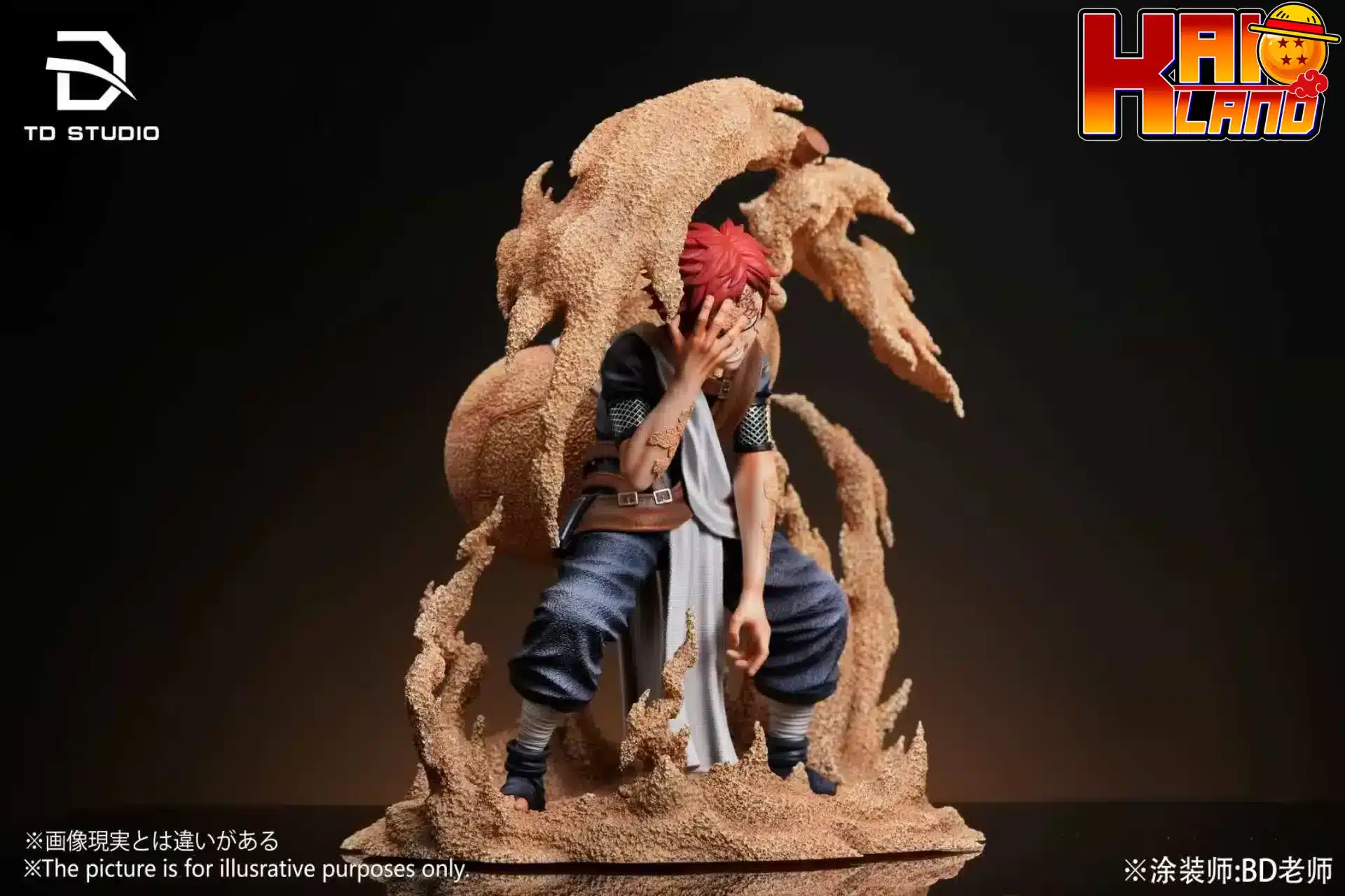 Naruto TD Studio Childhood Gaara Resin Statue