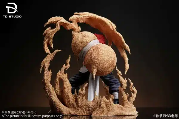 Naruto TD Studio Childhood Gaara Resin Statue 3