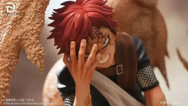 Naruto TD Studio Childhood Gaara Resin Statue 4