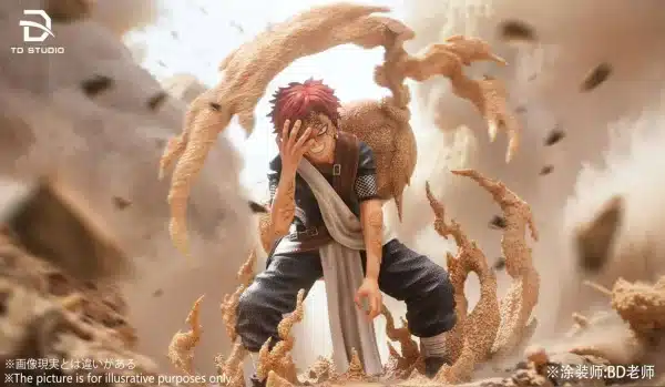 Naruto TD Studio Childhood Gaara Resin Statue 5