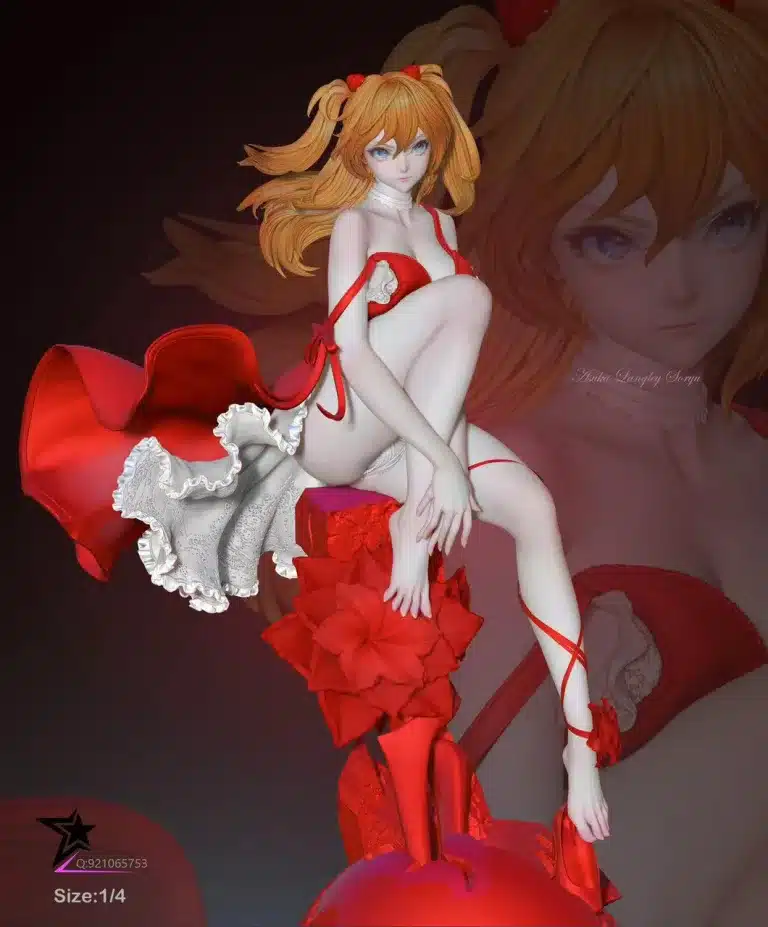Neo Genesis Evangelion LengShi Studio Asuka Resin Statue