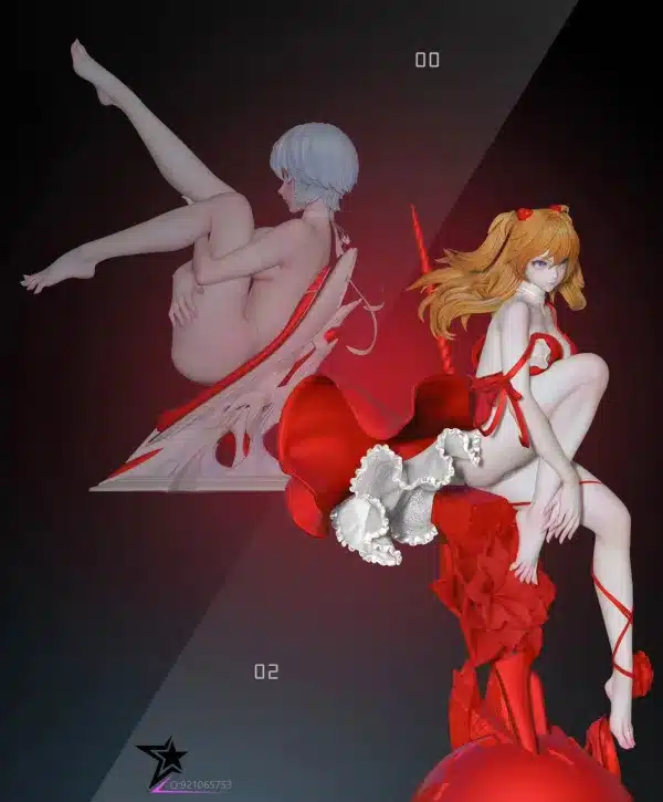 Neo Genesis Evangelion LengShi Studio Asuka Resin Statue 4