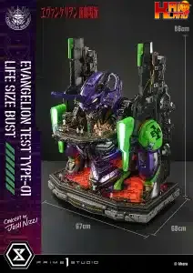 Neon Genesis Evangelion Prime 1 Studio Life Size Bust Evangelion Test Type-0 Licensed Resin Statue