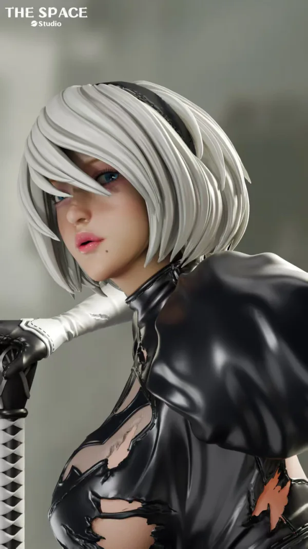 NieR Automata The Space Studio 2B Resin Statue 2