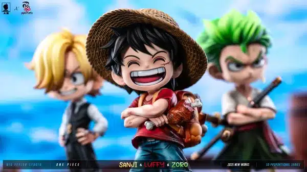 One Piece Big Feeler Studio x XOX Studio The Three Strongest Luffy x Zoro x Sanji Resin Statue 2