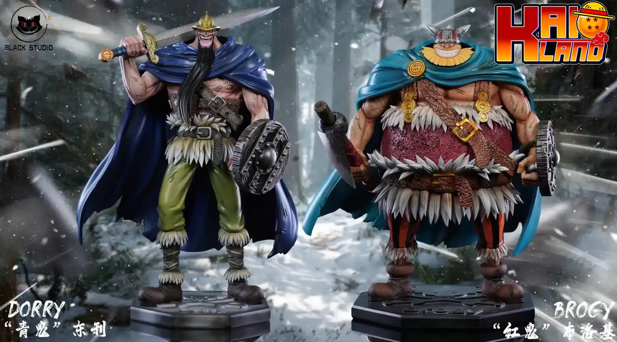 One Piece Black Studio Dorry x Brogy V2 Resin Statue