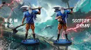 One Piece Black Studio Scopper Gaban Resin Statue