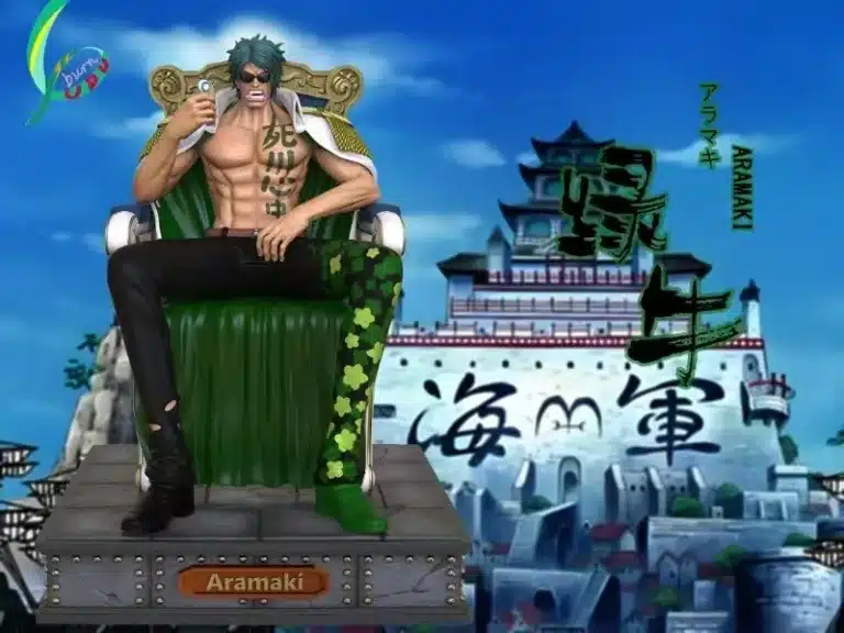 One Piece CPU Studio Aramaki Green Bull Resin Statue