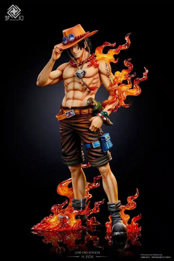 One Piece Dream Studio Portgas D Ace Resin Statue 2