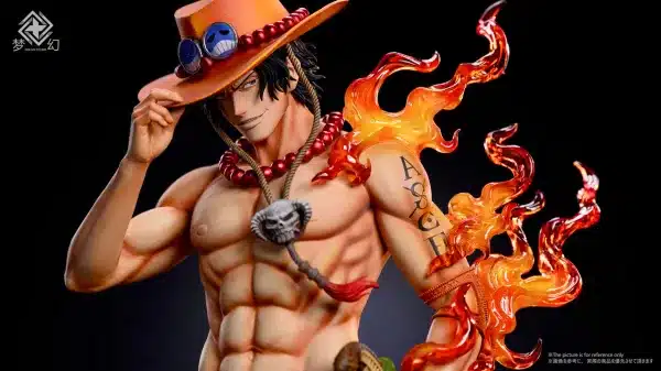 One Piece Dream Studio Portgas D Ace Resin Statue 3