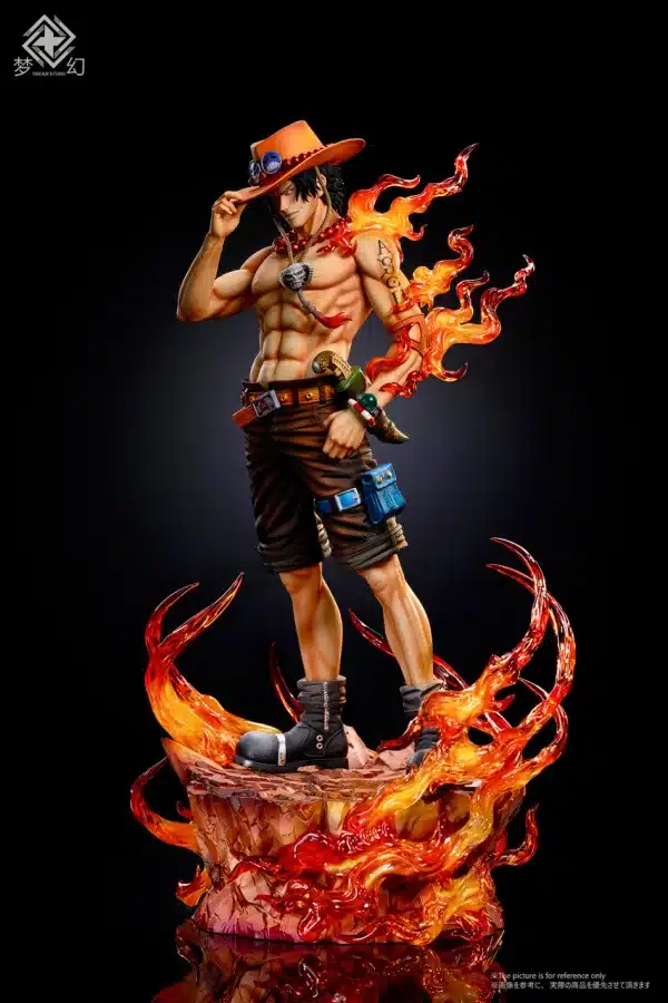 One Piece Dream Studio Portgas D Ace Resin Statue 4