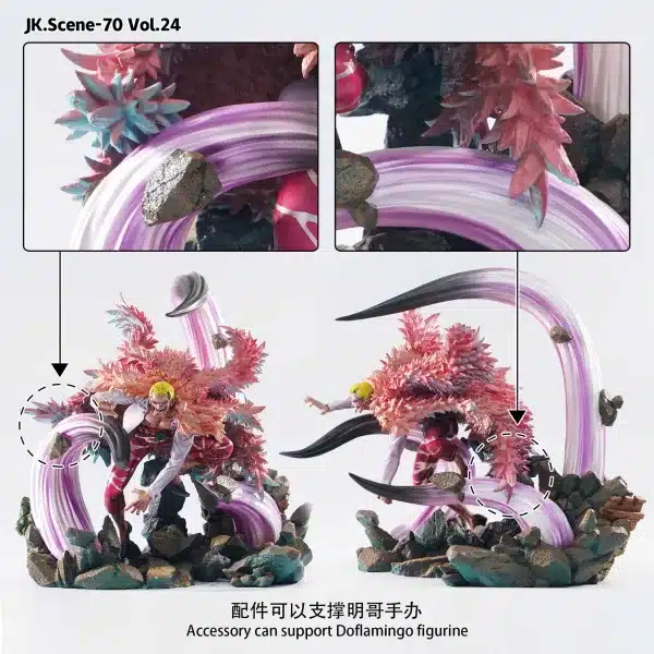 One Piece JacksDo Studio Doflamingo Spike Special Effect Accessories Resin Statue 2