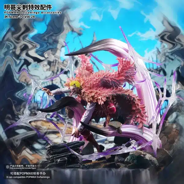 One Piece JacksDo Studio Doflamingo Spike Special Effect Accessories Resin Statue 4