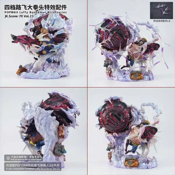 One Piece Jacksdo Studio Luffy Boundman Accessories Resin Statue 1