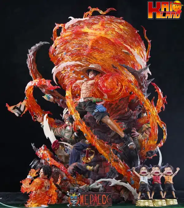 One Piece Monkey D Studio Ace Bust Resin Statue 4