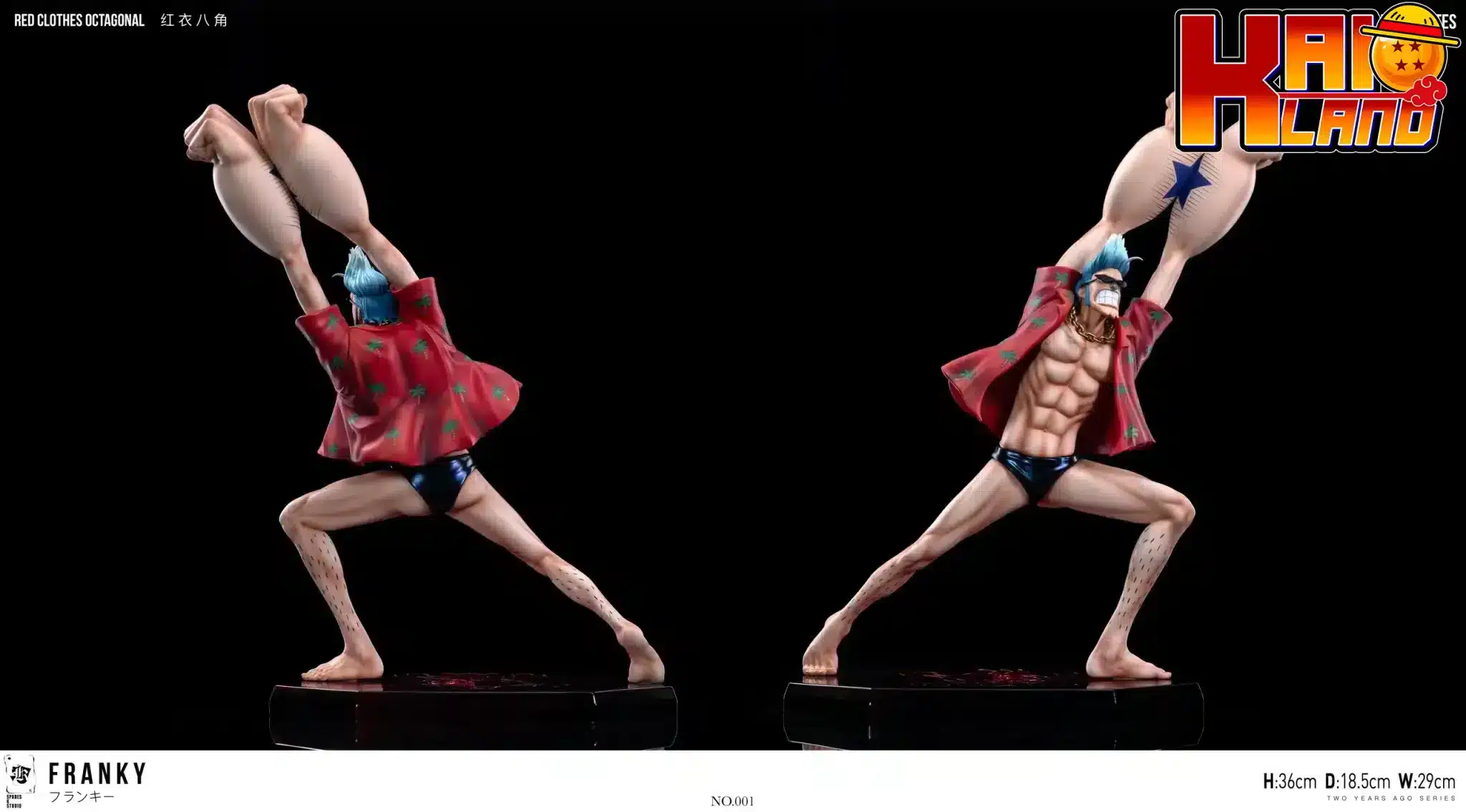 One Piece SPADES K Studio Franky V2 Resin Statue
