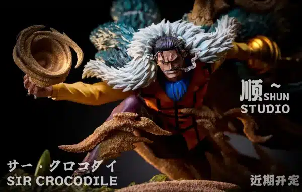 One Piece Shun Studio Sir Crocodile Resin Statue 5