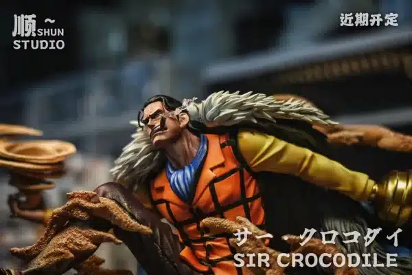 One Piece Shun Studio Sir Crocodile Resin Statue 6