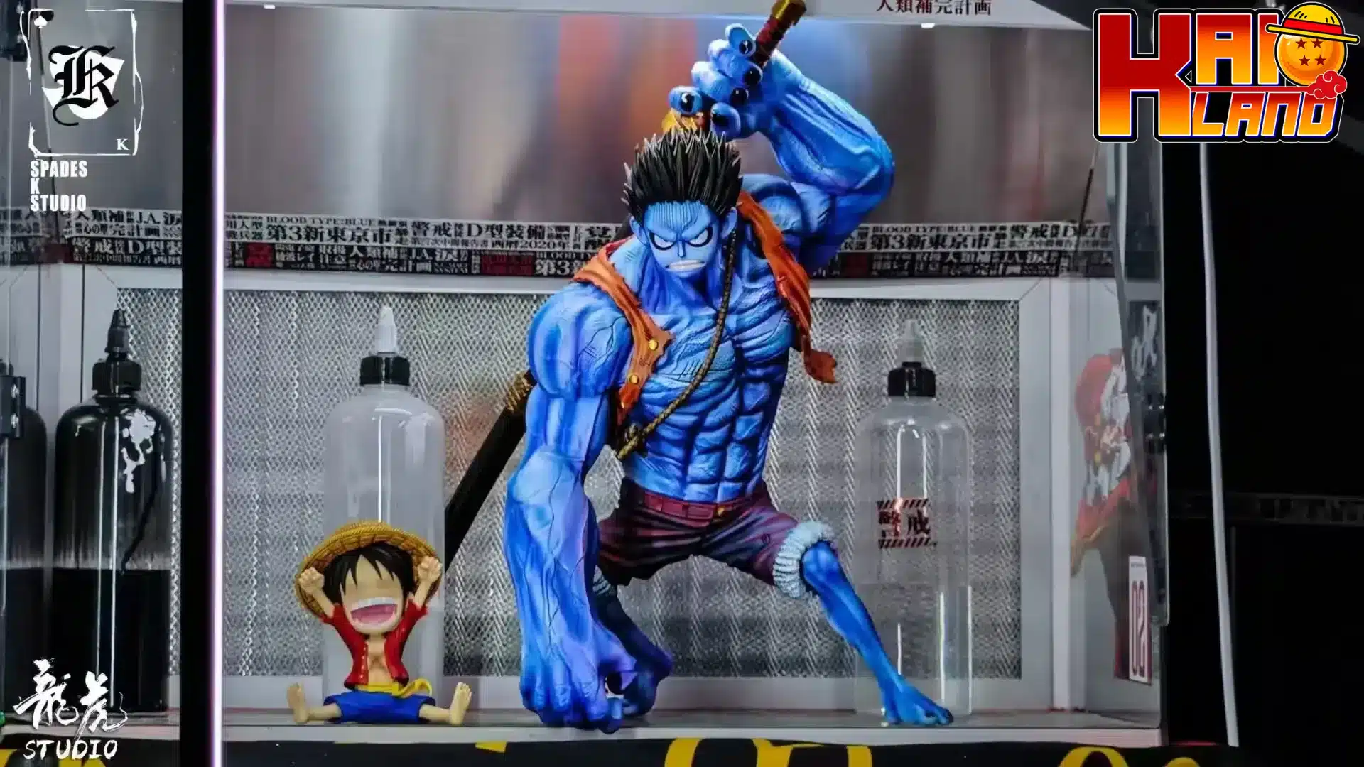 One Piece Spades K Studio Nightmare Luffy  Resin Statue
