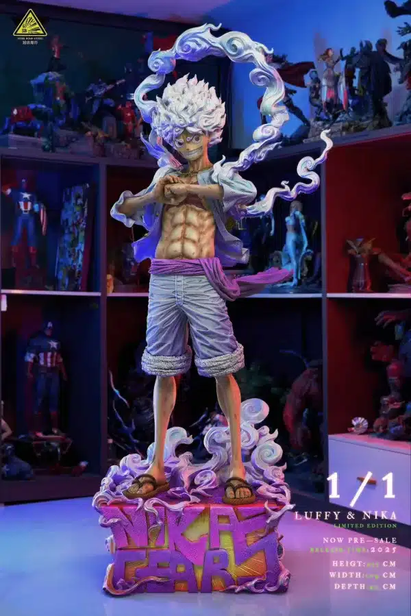One Piece Super Bomb x Initial Aspiration Studio Nika Luffy V2 Resin Statue 2