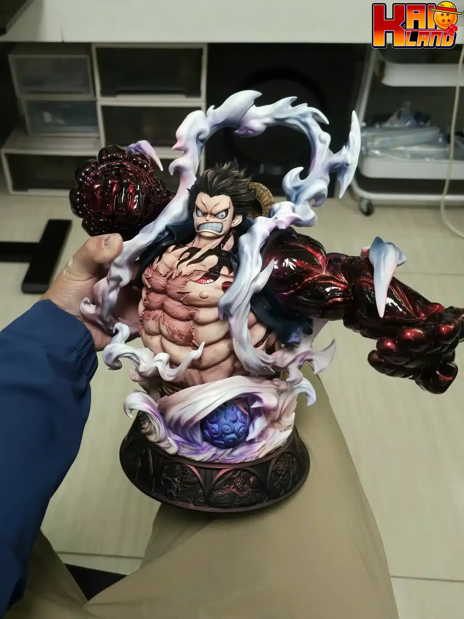 One Piece UNO Studio Luffy Boundman Bust Resin Statue